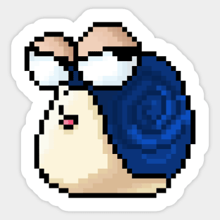 Pixel Snail Sticker